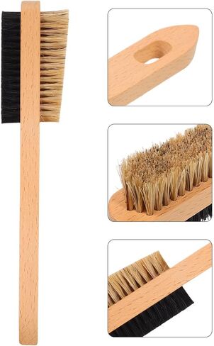 Climbing Cleaning Brush for Rock Bouldering Chalk Removal | Wood Handle, Bristle Head, Compact Size for Gear Care, Suitable for Outdoor Climbs and Gym Use in Saudi Arabia