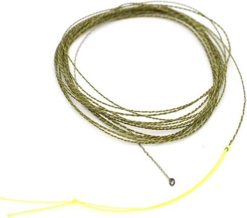 DRAGONtail Tenkara - Bushi CAMO Furled Tenkara Line | Low-visibility camouflage fishing line designed to stay hidden from cautious fish in clear water streams in Saudi Arabia