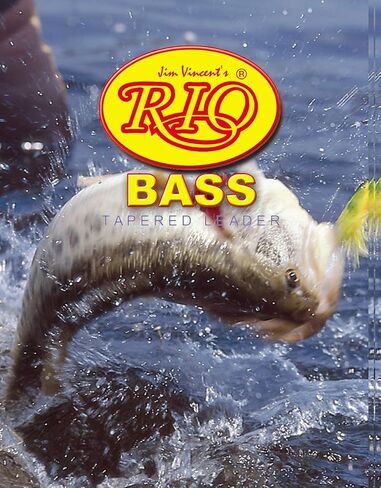 RIO Products Leaders Bass Leaders 9' 10Lb 4.5kg, Clear in Saudi Arabia