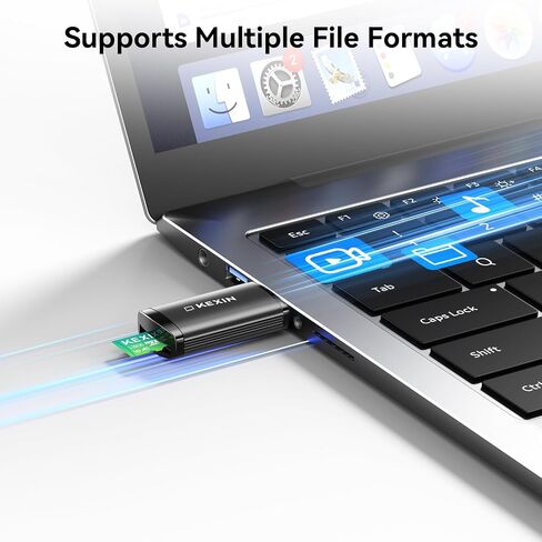 KEXIN SD Card Reader USB 3.0 Micro SD Card Reader Plug and Play 5Gbps Speed SD Card Adapter for Micro SD, Micro SDHC, Micro SDXC and UHS-I Cards TF Card Reader in Kuwait
