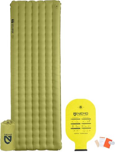 NEMO Equipment Eclipse Sleeping Pad - Birch Bud/Stormy Night - Long Wide | All-Season, Lightweight, Insulated, Inflatable, Camping, Backpacking in Saudi Arabia
