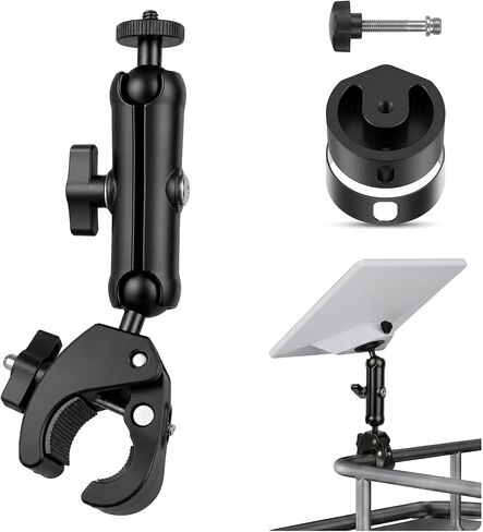 Starlink Mini Clamp Mount Kit with Adapter, Adjustable Pole and Rail Mount for Starlink Mini, Compatible with 2024/2025/2026 for RV, Camper, Boat, Balcony in Saudi Arabia