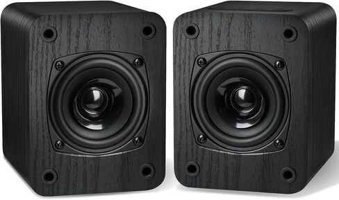 Saiyin Powered Bookshelf Speakers with 3" Drivers for Turntable, TV, PC | 20W x 2 Record Player Speakers, TV-ARC/Optical/Auxiliary Inputs, Bluetooth5.3 for Wireless Music Streaming, Small and Compact in Saudi Arabia