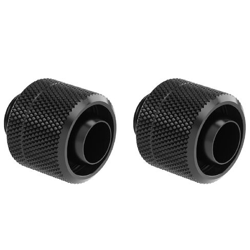 Dracaena.io 6-Pack G1/4 Soft Tube Compression Fitting, 3/8ID 1/2OD, Black in Kuwait