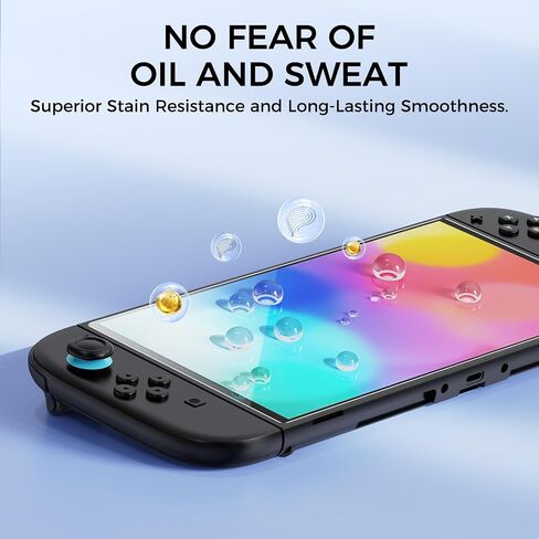 IINE Tempered Glass Screen Protector for Switch 2 – 4 Options Available, Easy Installation, Anti-Scratch, Fingerprint-Resistant, Bubble-Free (Anti-Blue Light, 1-Pack 0.33mm Tempered Glass + Dust-Free Kit) in Saudi Arabia