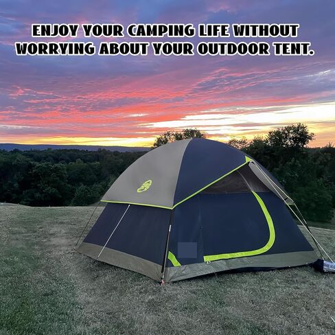 Upgraded 3 PCS Replacement Tent Poles for Coleman 4 Person Sundome Camping Tent, Camping Tent Accessories for Coleman Camping Tent, Pre-Assembled Fiberglass Replacement Pole Set in Saudi Arabia