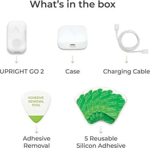 Upright GO 2 Premium | Posture Trainer & Tracker for Women & Men with Smart App in Saudi Arabia