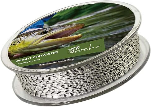 Fly Line Backing 20LB 30LB 100 Yds for Trout Fishing - White Black, Set of 2 in Kuwait