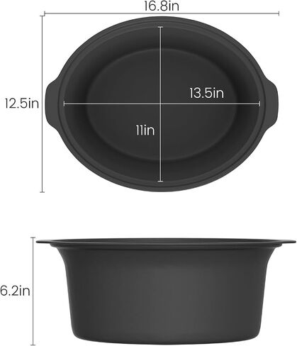 HOMECOOKIN Slow Cooker, Extra Large 10 Quart Programmable Slow Cookers with Timer, Dishwasher Safe Glass Lid & Crock, Kitchen Appliance for Families and Gatherings, Olive in Saudi Arabia