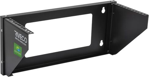 RIVECO 6U Wall Mount Rack for Network| Reinforced Heavy Load 66-99 LBS Small Server Racks Vertical & Horizontal Mounting for 19 inches IT & Studio Equipment. in Kuwait