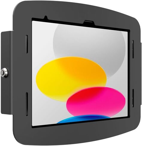 Compulocks Space Enclosure Wall Mount, Secure Anti Theft Display Holder for iPad 10th and 11th Generation (A16), Durable Steel Security Case with Lock – Black in Saudi Arabia