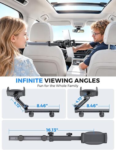 iPad Holder for Car Backseat Kids, Headrest Tablet Car Mount for Thick Case in Saudi Arabia