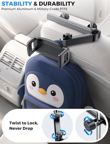 iPad Holder for Car Backseat Kids, Headrest Tablet Car Mount for Thick Case in Saudi Arabia