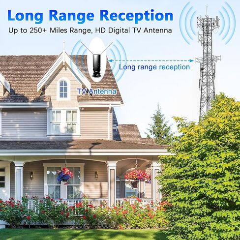 Rabbit Ears TV Antenna Indoor for Smart & Older TVs, HDTV Antenna for Local Channels, Digital Indoor TV Antenna with Adjustable VHF UHF Dipoles, 4K 1080P Ready, Easy Setup, No Monthly Fees in Saudi Arabia