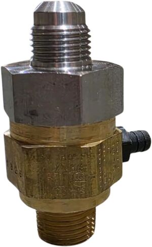 ABF-1LL ASSE 1022 Vented Dual Check Backflow Preventer | 3/8" MNPT x 3/8" Flare | Lead-Free Brass | for Soda Beer Coffee Ice Machine CO2 Systems | Kantleak Design, Leak-Proof, Brass Construction, ABF-1FLL Model in Saudi Arabia