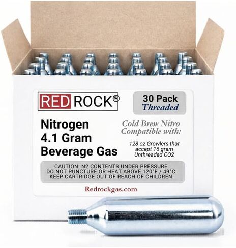 REDROCK 4.1 Gram Nitrogen Threaded Cartridge (10 Pack) in Saudi Arabia