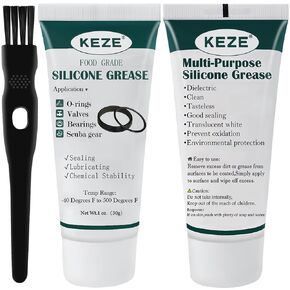 KEZE Waterproof Food Grade Silicone Lubricant Plumbers Grease for Valve Sealant Faucet Pool Lube O Rings Filter 1 oz 1-Pack in Saudi Arabia