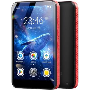 MECHEN X55 Android 10 Player 4 بوصة 96 جيجابايت شاشة لمس بلوتوث أسود/أحمر | بطاقة 3 جيجابايت + 32 جيجابايت + 64 جيجابايت، شاشة IPS 4 بوصة، تشغيل 2000 مللي أمبير في الساعة 15 ساعة، مكبر صوت، Spotify/Apple Music/Audible مثبتة مسبقًا، توسيع حتى 1 تيرابايت in Kuwait