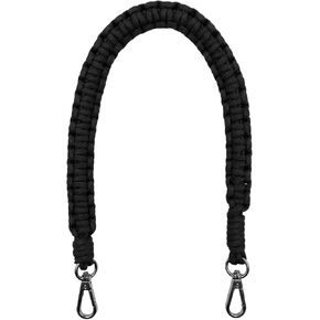24 Inch Heavy Duty Key Lanyard Tactical Braided Rope Strap for Men, Strong Paracord Keychain with Metal Carabiner Clip for Outdoor Hiking Gear & Everyday Carry in Saudi Arabia