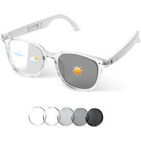 2026 Al Smart Glasses, Bluetooth Translation Glasses with 164 Languages | Color-Change Lens, Music & Call, IP65 Waterproof, Free App, Fashion Audio Glasses for Meeting Driving Travelling,Thin Temples in Saudi Arabia