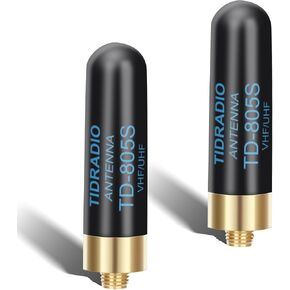 TIDRADIO TD-771 GMRS Radio Flexible Whip Antenna (2 Pack, 462-467MHz, 15.15 inch) for BAOFENG Radio GM-15 Pro, UV-5G Plus Mini, UV-9G, TD-H8, TD-H3 Plus, TD-H9 GMRS Walkie Talkie, SMA-Female in Kuwait