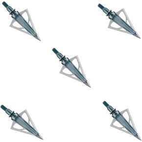 New Archery Products NAP Thunderhead Crossbow Hunting Micro Grooved Ferrule Diamize Sharpened Fixed Blade 5 Pieces Broadhead Set in Saudi Arabia