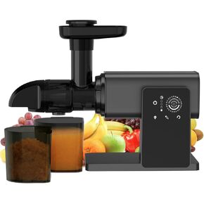 Cold Press Juicer Machines, Slow Masticating Juicers with LED Smart Touch Screen, Professional Extractor for Leafy Greens, Kale & Fibrous Vegetables, 2 Modes & Reverse, BPA-Free in Saudi Arabia
