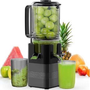 Masticating juicer Machines,Grey | Whole Vegetables & Fruits,High Juicer,5.8" Wide Feed Chute, Easy to Clean in Saudi Arabia