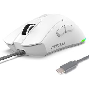 HXMJ RGB LED Gaming Mice,Wired USB C Port for Apple MacBook,Computer or Laptops with Type C Port-Black in Saudi Arabia