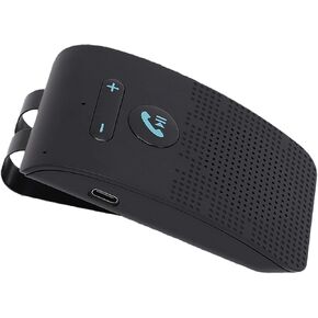 Bluetooth Speakerphone for Car, Dual Phone Connection, Auto Power On via Vibration Sensor, 10 Hours Talk Time in Saudi Arabia