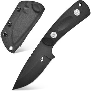 Eafengrow EF121 EDC Fixed Blade Knife D2 Blade Steel G10 Handle with Kydex Sheaths for Outdoor Activities Camping in Saudi Arabia