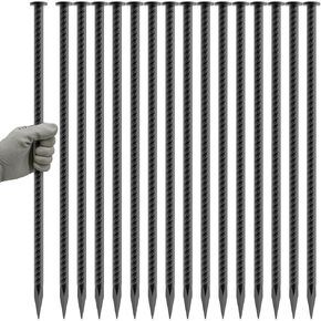 Rebar Spikes 16 Inch 8 Pack, Heavy Duty Rebar Ground Stakes in Saudi Arabia