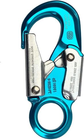 Forged Aluminum Carabiner with Captive Eye, Blue in Saudi Arabia