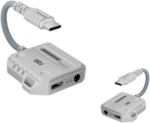 for PLEXTONE GS1, USB-C to 3.5mm/USB-C Audio Adapter with 60W Charging, 3D Stereo Sound in Saudi Arabia