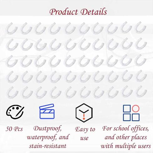 50Pcs Keyboard Cover - Disposable Keyboard Protector for Desktop Dustproof Waterproof for Office Schools Supplies in Saudi Arabia