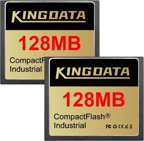 Industrial Compact Flash Memory Card 128MB 2pack FAT16 Type I for Industrial Equipment Vintage Digital Cameras in Saudi Arabia
