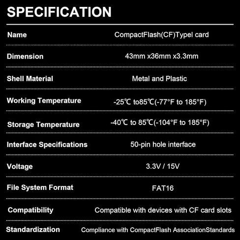 Industrial Compact Flash Memory Card 128MB 2pack FAT16 Type I for Industrial Equipment Vintage Digital Cameras in Saudi Arabia