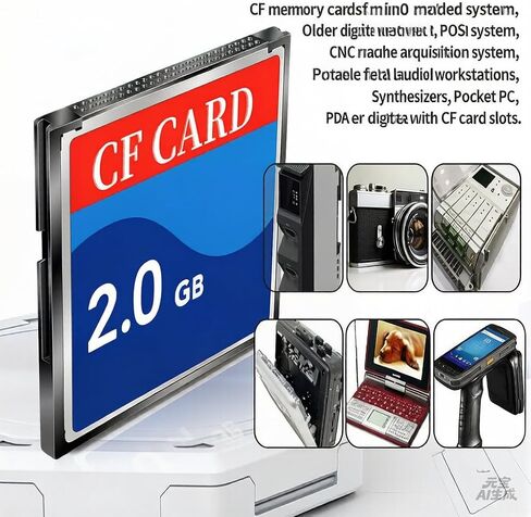 High-Performance 2GB CF Card (2-Pack) - Perfect for Cameras, N64 Consoles & More | Fast Data Transfer | Reliable Storage in Saudi Arabia