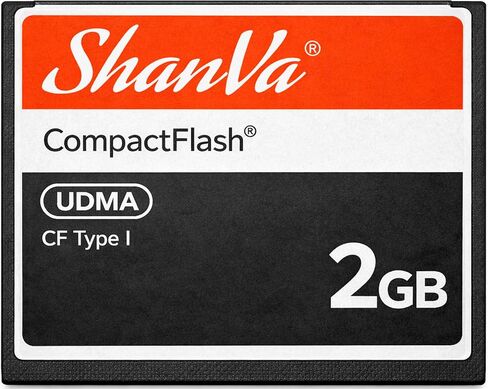 ShanVa 2GB CompactFlash Card – UDMA CF Memory Card for Older DSLR Cameras, Professional Cameras, HD Camcorders, Industrial Equipment & Music Samplers in Kuwait