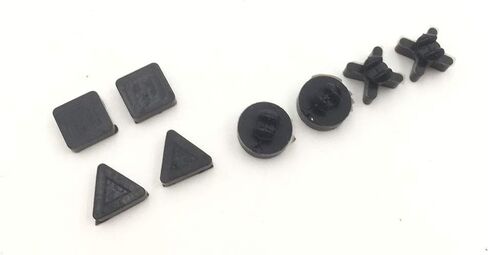 Black Non-Slip Silicon Rubber Feet Cover Replacement for Sony PS4 Slim Pro Console Shell Housing Bottom Pad (for PS4 Pro) in Saudi Arabia