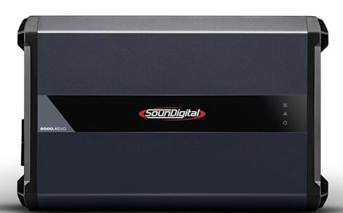 SounDigital 8000.1 EVO Amplifier 8000.1 EVO – 8000W High Power Monoblock Amplifier, 2 Ohm Full Range Class D for Car & Motorcycle Audio Systems, Ultra Compact Performance in Saudi Arabia