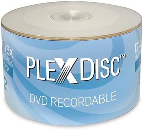 632-810 16 x 4.7GB Logo Top DVD-R 50 Disc Spindle in Kuwait