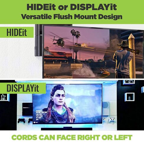 HIDEit Mounts 4 Bundle, Wall Mounts for Original PS4 and Controllers, Steel Mount for PS4 Original and 2 Controller Mounts to Safely Store Your PS4 and PlayStation Controller Near or Behind TV in Saudi Arabia