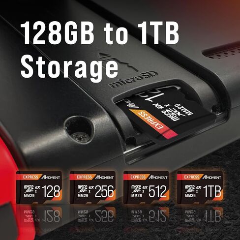 MMOMENT MM29 256GB microSD Express Card, Compatible with Nintendo Switch 2 | Expands storage for downloadable games, updates, DLC, screenshots, and captured videos; up to 880MB/s read and 650MB/s write. in Saudi Arabia