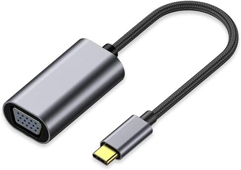 USB 3.0 to VGA Adapter, 1080P Full HD Video Graphics Converter Male to Female, High Stability Display Adapter for Laptop Desktop Monitor Projector TV, Compatible with Windows 11/10/8/7 & MacOS, Grey in Kuwait