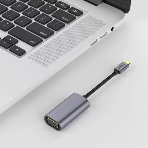 USB 3.0 to VGA Adapter, 1080P Full HD Video Graphics Converter Male to Female, High Stability Display Adapter for Laptop Desktop Monitor Projector TV, Compatible with Windows 11/10/8/7 & MacOS, Grey in Kuwait