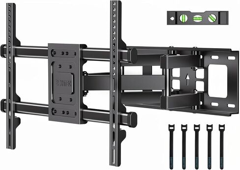 BONTEC Full Motion TV Wall Mount for 37-85 Inch TVs, Heavy Duty Swivel Tilt in Kuwait