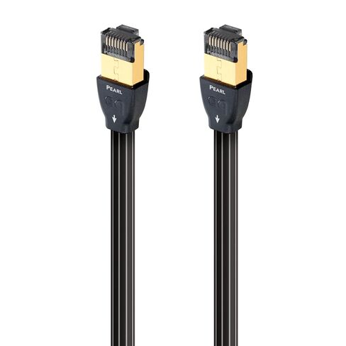 AudioQuest 0.75 m RJ/E Pearl Cat 7 Black Networking Cable – Networking Cables (0.75 m, Cat 7, RJ45, RJ45, Black) in Kuwait