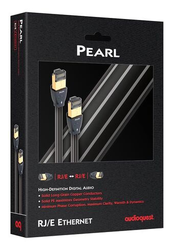 AudioQuest 0.75 m RJ/E Pearl Cat 7 Black Networking Cable – Networking Cables (0.75 m, Cat 7, RJ45, RJ45, Black) in Kuwait