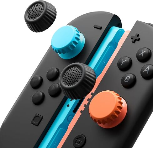 COOWPS Switch 2 Thumb Grips for Nintendo Switch 2 and Pro Controllers | Joy-Con Anti-Slip Silicone Joystick Cover, Ergonomic Design Enhanced Gaming Grip, Comfortable & Durable Protection for Button in Kuwait